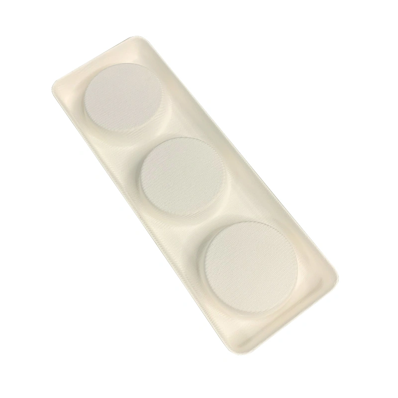 Biodegradable Bagasse Mini Appetizer Plate made in China