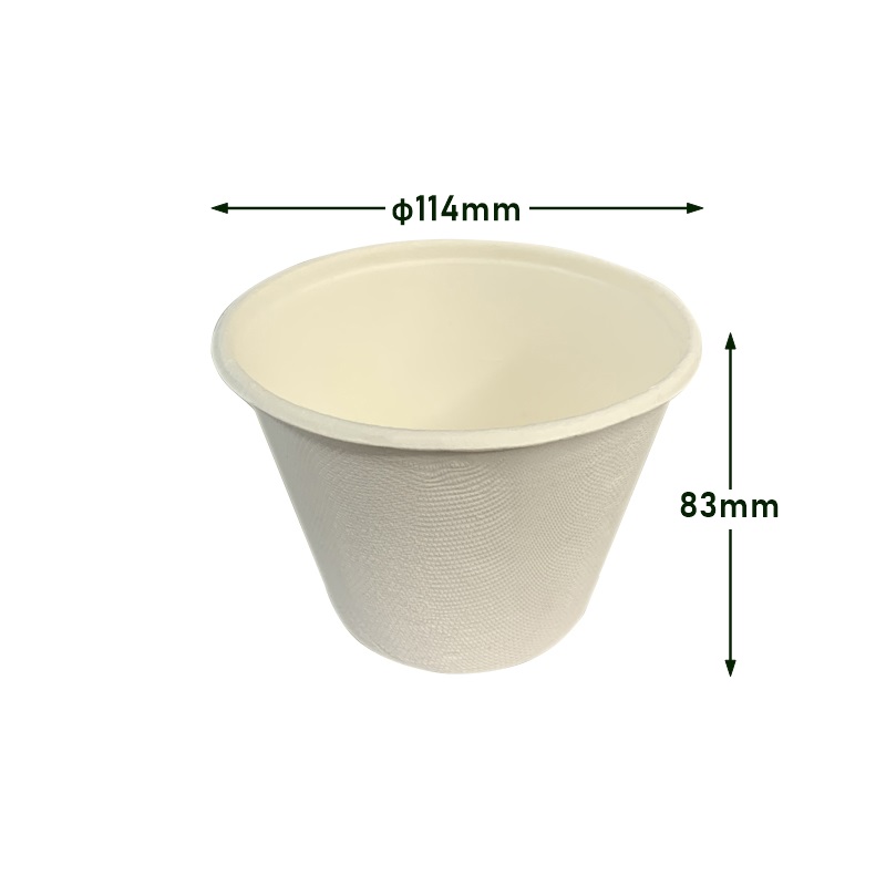 18oz 500ml Compostable Bagasse Bowls with Lids