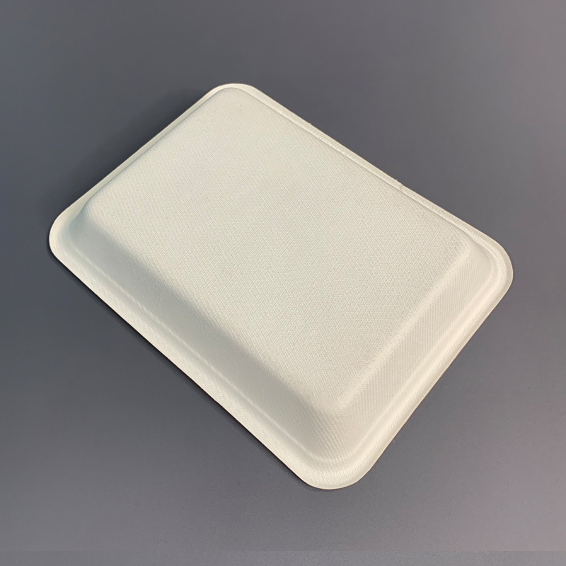 Compostable Bagasse Chip Tray