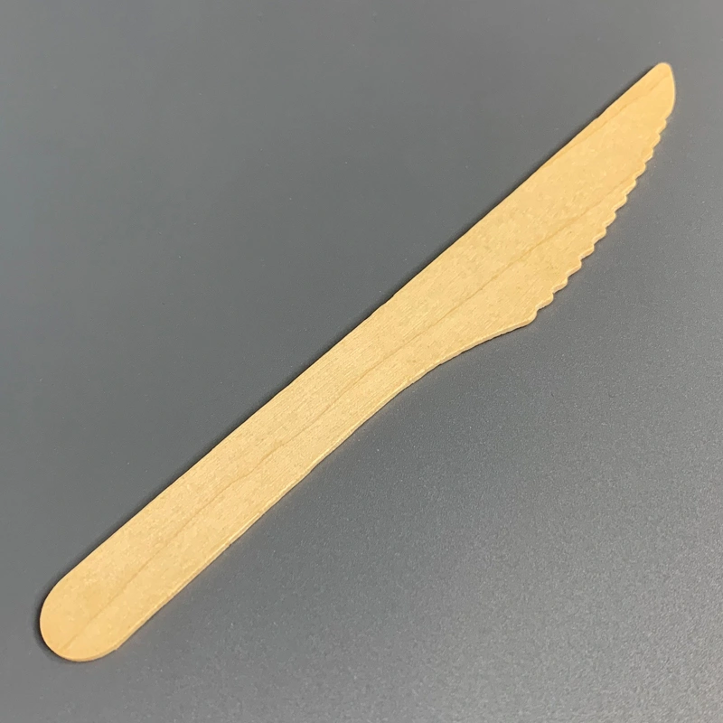 160mm Biodegradable Disposable Wooden Knife