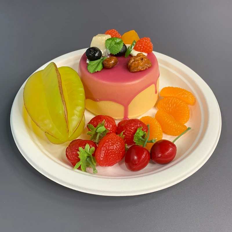 9 inch Sugarcane Pulp Plate