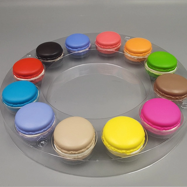 Clear PET Blister Plastic Macaron Tray