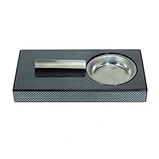 Carbon Fiber Wooden Cigar Ashtray