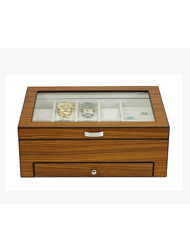Wooden Box Jewelry Holder