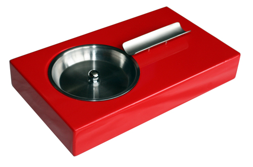 Carbon Fiber Wooden Cigar Ashtray