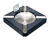carbon fiber wooden cigar ashtray