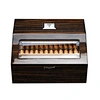 Piano Walnut Color Puro Humidor Wholesale for 50 CT Cigars Wooden Storage Box Packaging