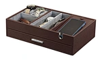 Leather Valet Desk Tray