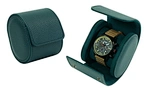 Custom logo leather watch roll case