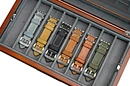Wooden watch band strap box