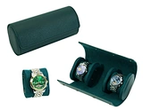 Custom logo leather watch roll case