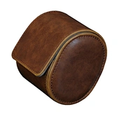 Sonny Brown Crazy Horse Leather Single Watch Roll