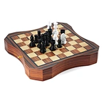 Sonny Custom Luxury Rosewood Wooden Chess Set Board Game with Drawer Wooden Chess Set Chess Games Set Wooden Chess Board Game