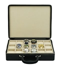 Leather watch briefcase box