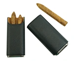 3 Finger Travel Portable Cigar Carrying Case