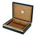 Wood Lined Leather Cigar Case