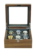 Custom logo wood watch organizer box
