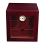 Sonny Square Wooden Cabinet Humidor 3 Drawers Cigar Box for 75 CT Cigars Custom Logo