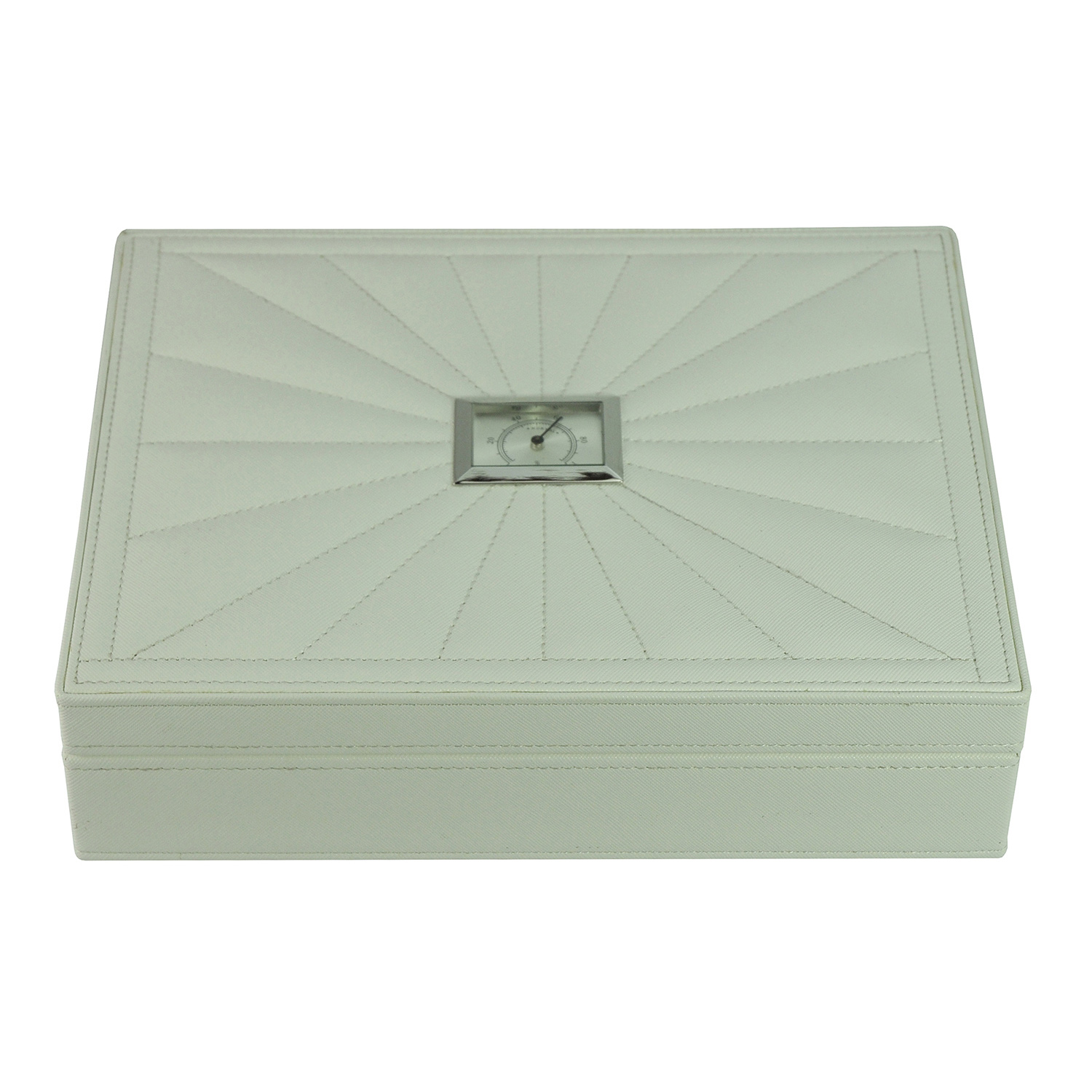 White Cigar Humidor Box