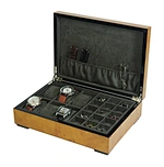 Two Tier Watch Box Organizer For Men