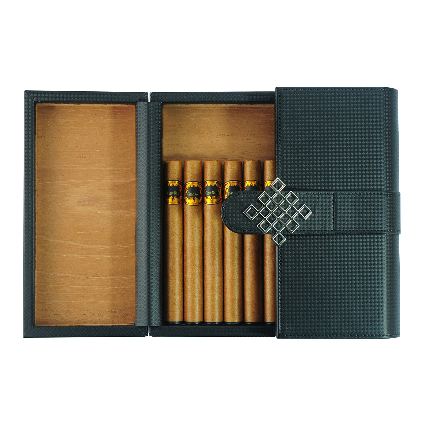 Leather Folding Cigar Case