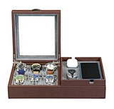 Leather Valet Desk Tray