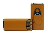 3 Finger Travel Portable Cigar Carrying Case