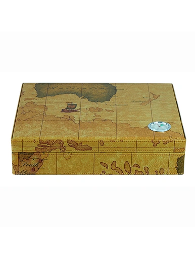25 CT Leather Humidor