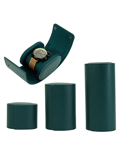 Luxury leather watch box case