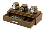 Brown Leather Watch Box Mens Watch Case