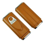3 Finger Travel Portable Cigar Carrying Case