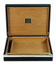 Wood Lined Leather Cigar Case