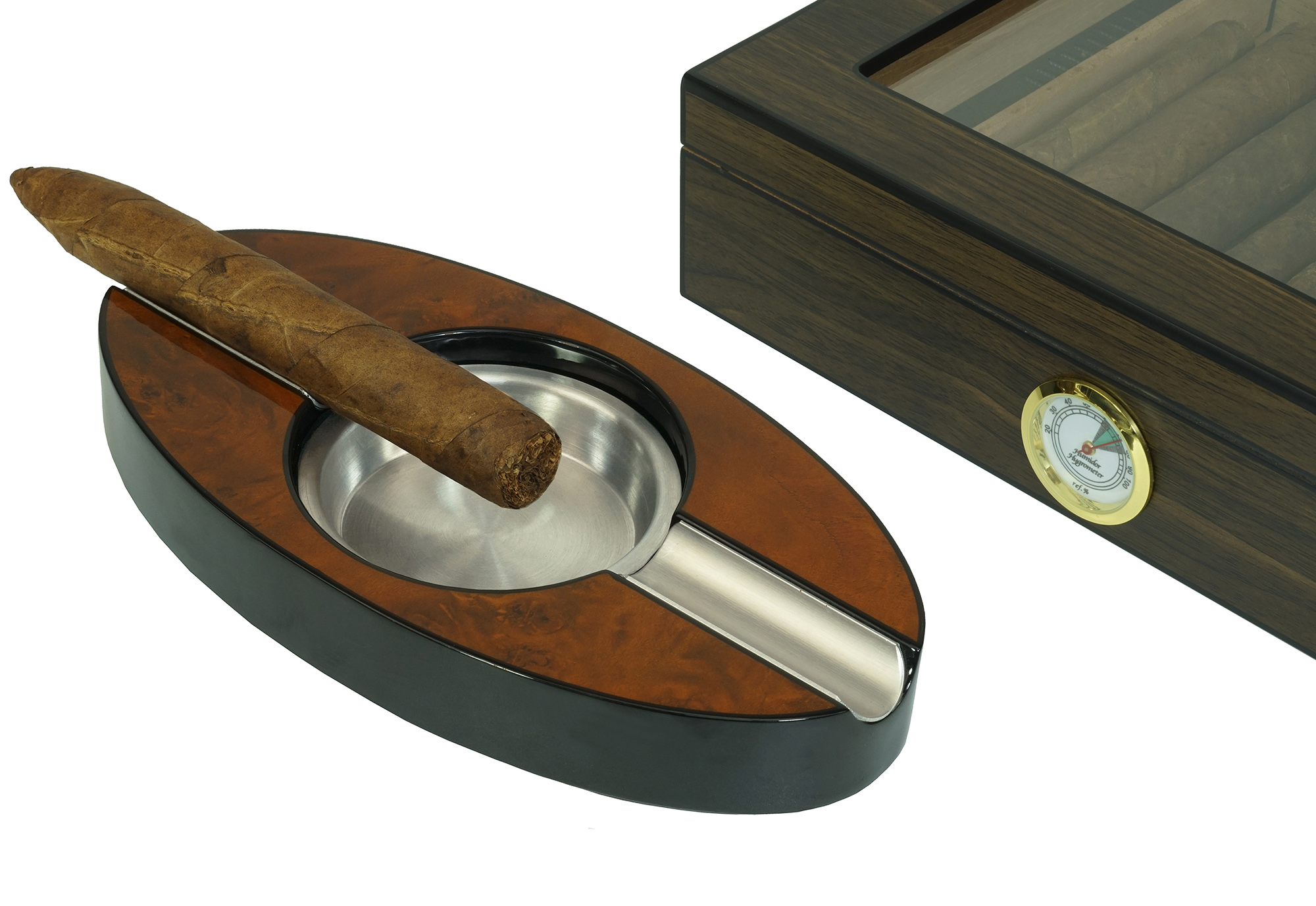 Wood Cigar Ashtray