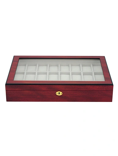 personalised glass top watch box