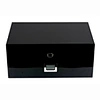 Sonny 100 CT Gloss Luxury Black Personalized Wooden Cigar Box Humidor