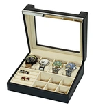 leather watch jewelry display box