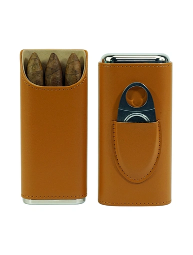 Custom Logo Cigar Case