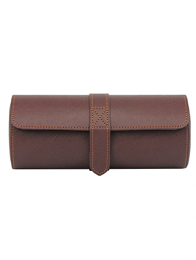 leather watch travel case