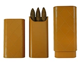 Real Leather Cigar Case