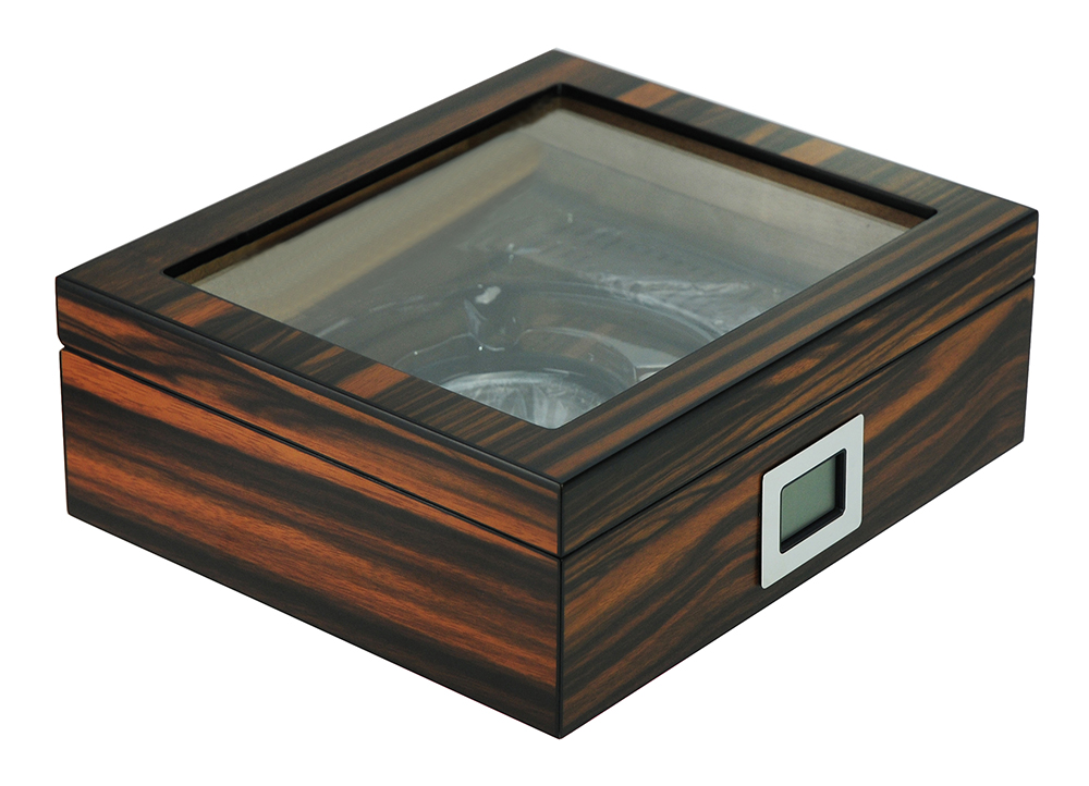 Wooden Cigar Humidor Set