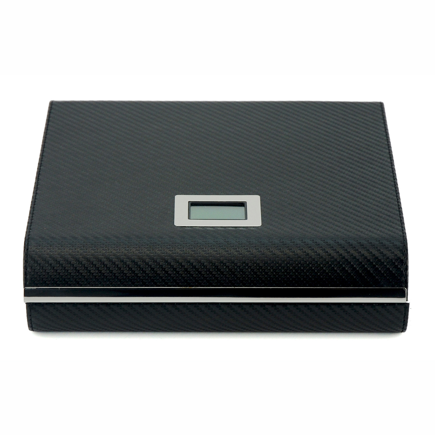 Carbon Fiber Leather Cigar Humidor