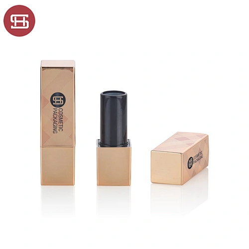 New products wholesale high quality black gold silm custom magnetic empty lipstick tube container