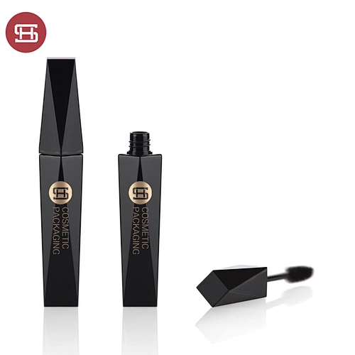Hot Sale Polygonal Triangle Mascara Packaging Makeup Unique Cosmetic Mascara Tube Custom Empty Eyelash Case Container Tube