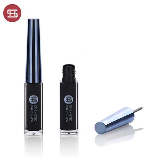 Hot sale elegant empty liquid eyeliner tube container bottle plastic with brush