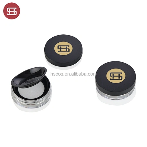 OEM new style plastic loose powder container compact powder case new empty eyeshadow case design 2022