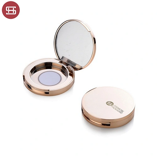 Factory direct supply private label press powder compacts pressed powder case custom pressed powder case