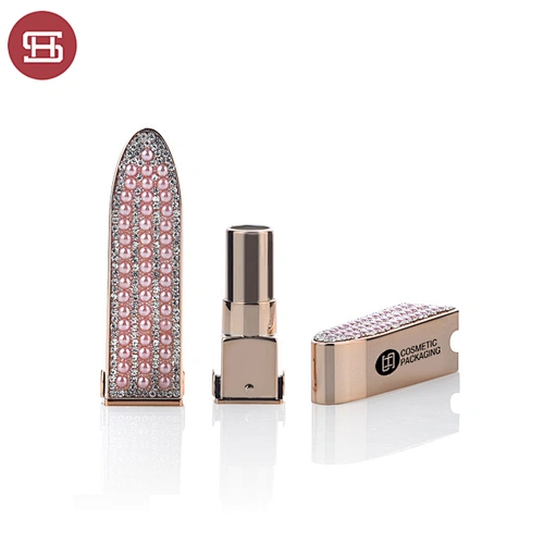 Empty Frosted Black Cosmetic Lip Balm Lipstick Tube shine Empty Lipstick Tube Container