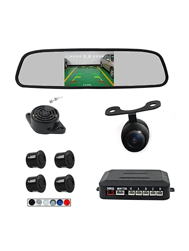 rearview mirror parking sensor