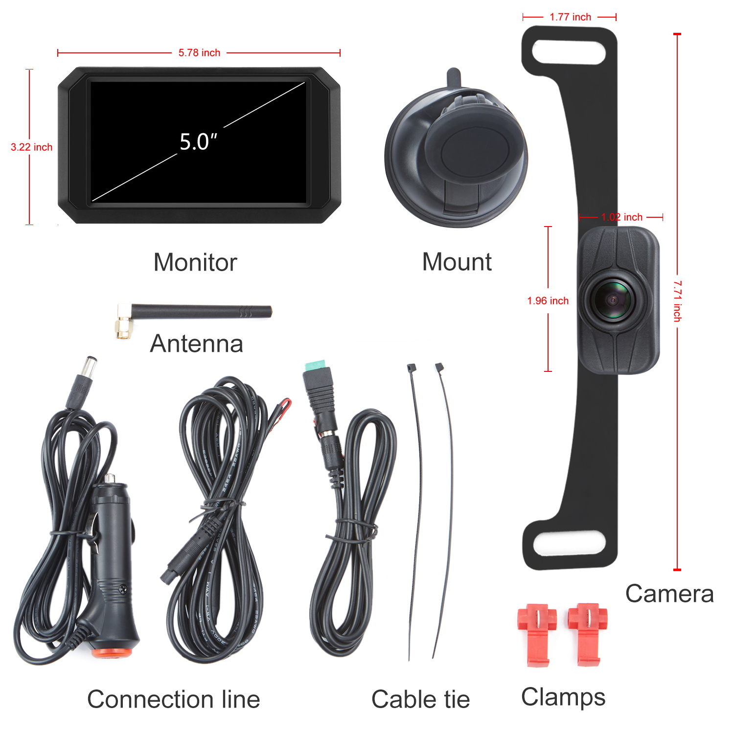 wireless car parking camera