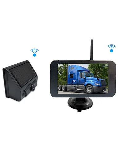 solar wireless backup camera system